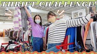 THRIFT CHALLENGE ft. byChloeWen  thrifting a full 2021 spring outfit & lookbook EP. 1 Cavina