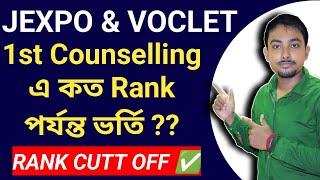 Jexpo & Voclet 1st Counselling এ কত Rank পর্যন্ত কলেজ পাওয়া যাবে ?? Counselling Rank Cutoff