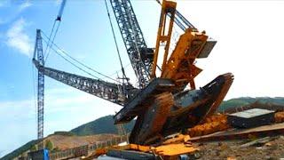 Top 10 Crazy Horrible Accident of Crane  Fortunately Escaped Death