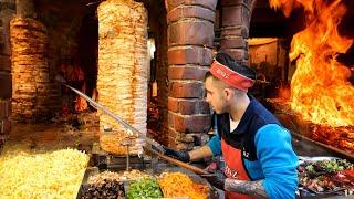 Unseen Turkish Doner  Vegetable Doner Kebab - Turkish Food