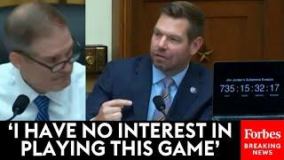 JUST IN Eric Swalwell Brutally Trolls Jim Jordan To His Face At Garland Contempt Hearing