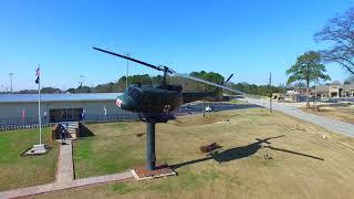 Huey Chopper At VFW Conyers Drone