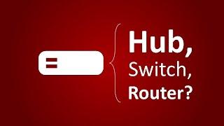 Hub switch or router? Network devices explained
