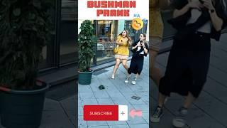 Crazy Bushman vs. Women  #shorts #short #like #subscribe #foryou #prank