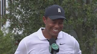 Tiger Woods Thursday Flash Interview 2023 The Masters Tournament · Round 1