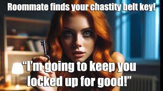 Roommate Finds Your Chastity Key and Keeps You Locked