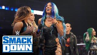 Sasha Banks returns with a Royal Rumble Match announcement SmackDown Jan. 28 2022