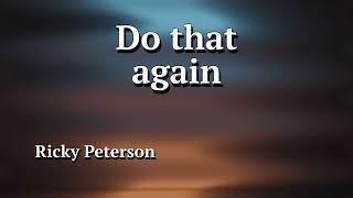 Ricky Peterson - Do that again