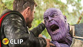 Thor vs Thanos - Thanos Snaps His Fingers Scene  Avengers Infinity War 2018 IMAX Movie Clip HD 4K