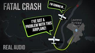 Pilots last words. #N715PA crashed after takeoff. REAL ATC