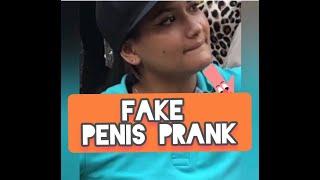 Fake penis prank with a saleswoman in the shop.،مقلب القضيب الوهمي