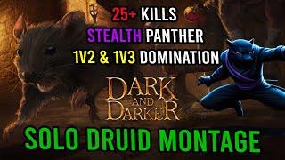 Solo Druid Montage  1v2 and 1v3 Domination  Dark and Darker  KallTorak