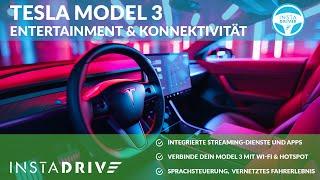 Tesla Model 3 Entertainment & Konnektivität - Tesla Kurzanleitung INSTADRIVE