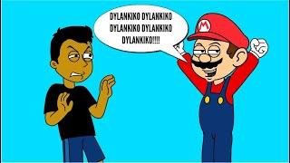 Racist Mario calls Dylan DylankikoGrounded