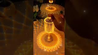 Product Link in Bio #  708  -  Diamond Glow Acrylic Touch Table Night Lamp