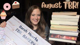 August TBR Bakery  My TBR game has more faith in my ability to read than I do