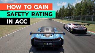 How to Gain Safety Rating in Assetto Corsa Competizione