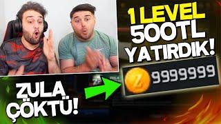 GROWE İLE ÇILDIRDIK 1 LEVEL HESABA 500TL YATIRIP SIFIRDAN FULLEDİK ZULA