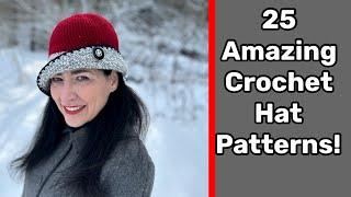 25 AMAZING CROCHET HAT PATTERNS  Dont crochet another hat until youve watched this