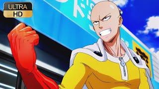 Saitama Pursues the Stalker Who Took His French Fry Ultra HD One Punch Man OVA Eng Dub