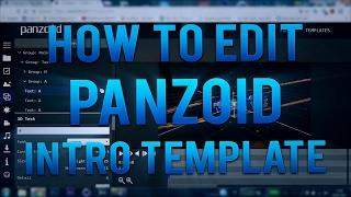 How to edit PANZOID intro template Tutorial - IntroFactory