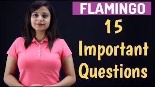 15 Important Questions of Flamingo  CBSE  Class 12 English Boards 2020