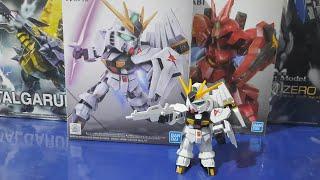 SDEX RX-93 V Gundam  Bandai Super Deformed Gundam Ex-Standard no. 16  Stop Motion Build  Nu