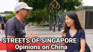 Singapore Street Interviews  What Foreigners think about China