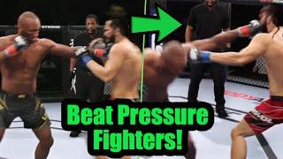 5 Ways To Use The Push Against Pressure Fighters in UFC 4  ufc 4 how to push
