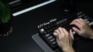 it only gets creamier… and deeper... 5 switches 1 keyboard - Rainy75 ASMR typing