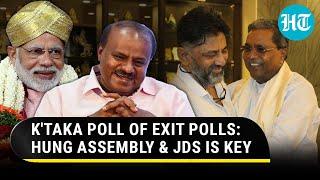 Karnataka Election 6 of 7 exit polls predict tight race with advantage Cong I Full Details