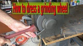 Resurfacing a grinding wheel fast and easy.