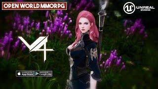 V4 by NEXON Gameplay Mobile Open World MMORPG on Unreal Engine 4