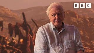 INCREDIBLE dinosaur leg fossil is discovered   Dinosaurs The Final Day with Attenborough - BBC