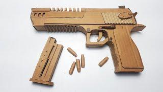 Como Fazer Uma DESERT EAGLE de Papelão Que Dispara  Moldes Gratuitos