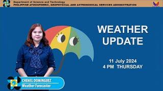 Public Weather Forecast issued at 4PM  July 11 2024 - Thursday
