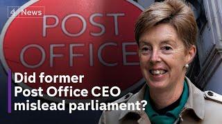 Former Post Office CEO Paula Vennells refuses to comment on whether she misled parliament