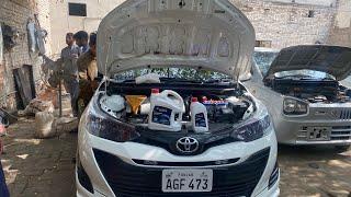 Toyota Yaris engine oil change