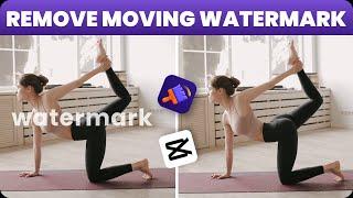 FREE How To Remove Moving Watermark From Video Step By Step ｜Capcut & HitPaw Watermark Remover