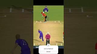 out or Notout challenge  Calum haggett unbelievable bowling #gaming #cricket #viral #shorts