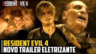 Resident Evil 4 REMAKE novo trailer ELETRIZANTE e DEMO anunciado