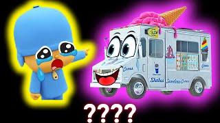 5 Pocoyo & Ice Cream Truck Go Away Sound Variations in 39 Seconds