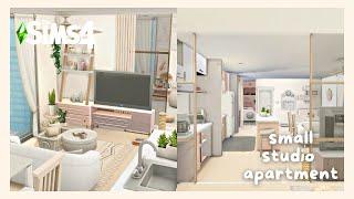 Small Studio Apartment  1310 21 Chic Street   Stop Motion Build  The Sims 4  No CC