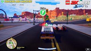 Lego 2K Drive - Quest Tracking And Snacking Find Vinny Unleaded Big Butte County - Story Mode