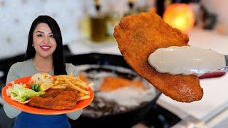 EASY Mexican Restaurant CRISPY Breaded Fried FISH Recipe Pescado Empanizado