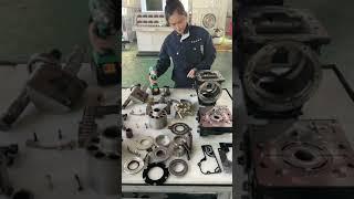 sauer danfoss 90L130 hydraulic pump assembly process