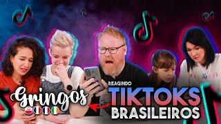 GRINGOS REAGINDO AOS TIKTOKS MAIS VISTOS NO BRASIL