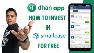 How to invest in smallcase for free on Dhan mobile app  @DhanHQ series  Tech with Ankush
