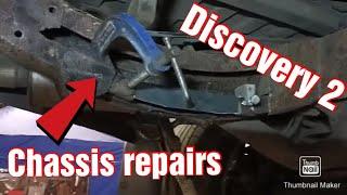 land rover discovery 2 TD5 chassis repairs. rear quarter welding time