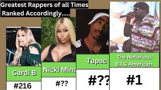 Greatest Rappers of all Times -ranking the greatest of all time